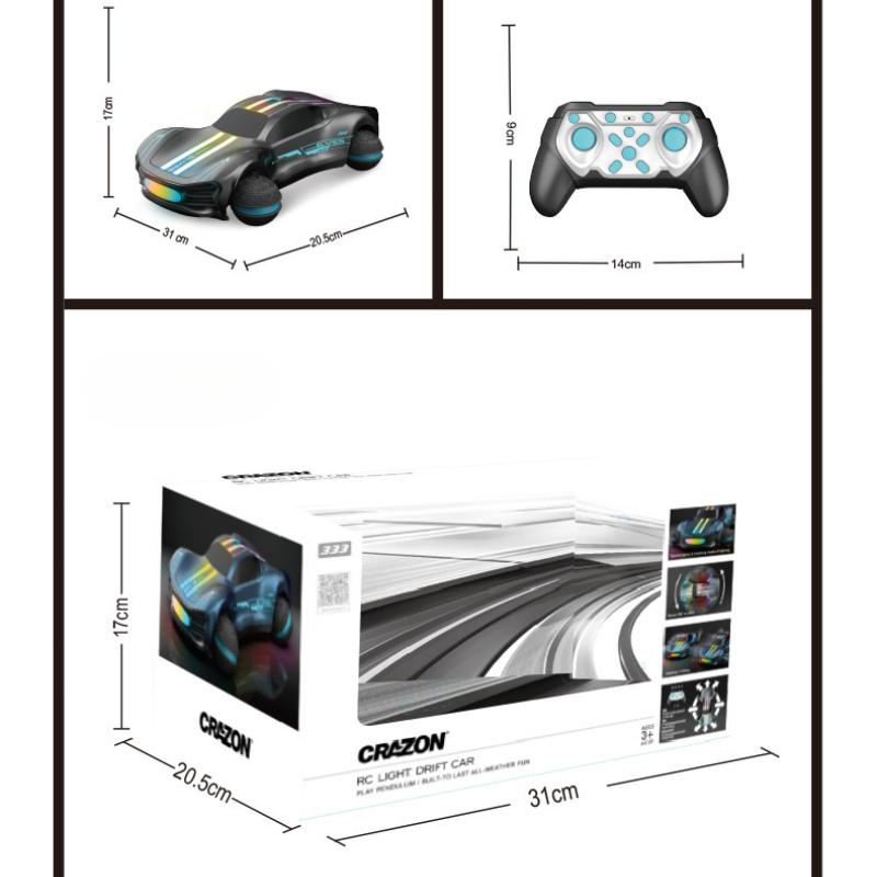 Машинка на радиоуправлении для детей, RC машинки, Машинки на радиоуправлении для дрифта, вращающиеся на 360° с огнями, гоночная машинка, 1:16 RC Truck, игрушечные машинки в подарок