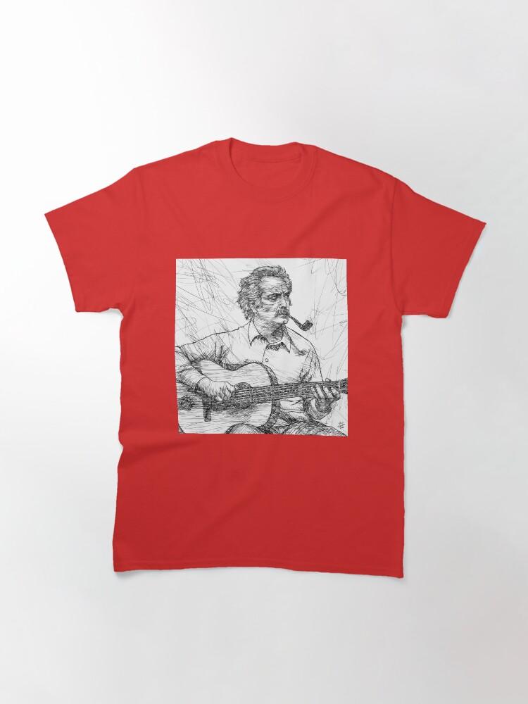 Georges Brassens GEORGES BRASSENS ink portrait .1 Classic T-Shirt