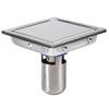 304 нержавеющая сталь 110 X 110 мм вставка для плитки для душа в ванной квадратный сливной фильтр для душа