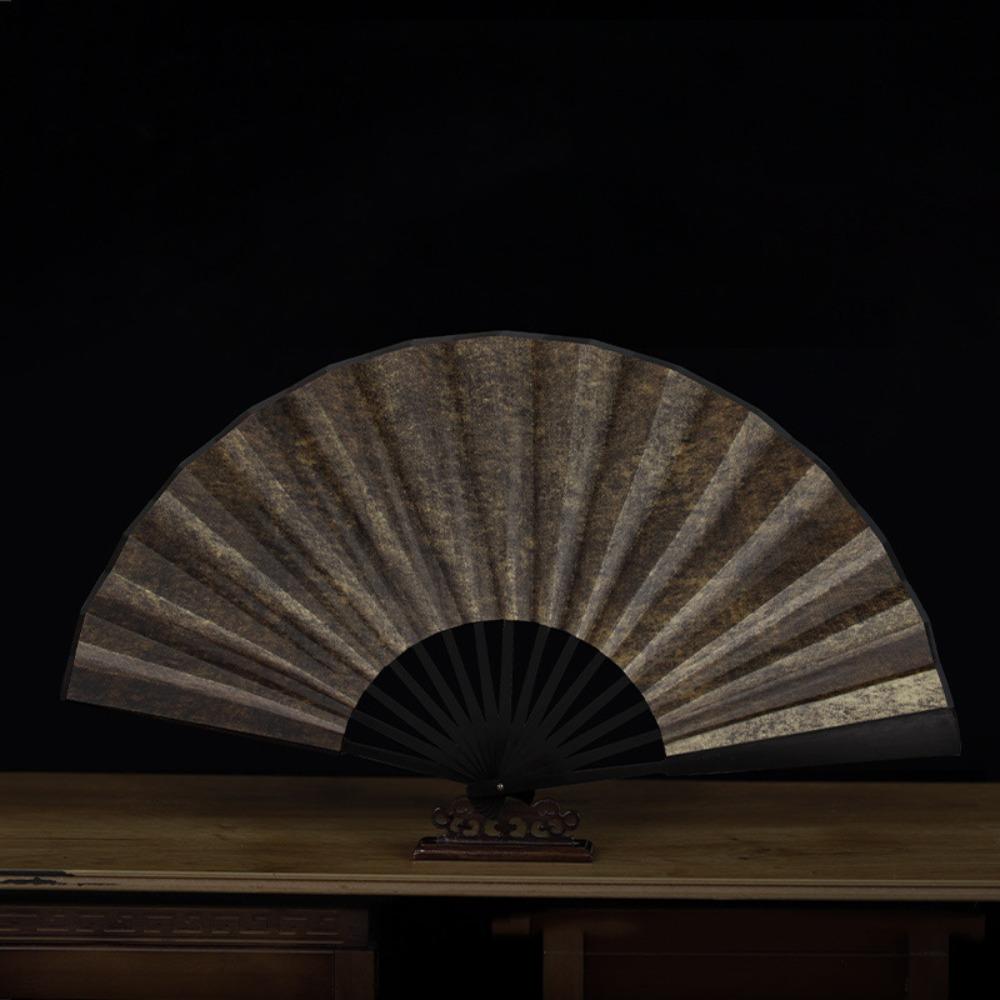 Handwritten Calligraphy Bamboo Folding Fan Antique Style Hand Fan Dance Fan Calligraphy Painting