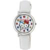Hello Kitty Analog Wristwatch HK15-001 Waterproof Leather Band Ladies White