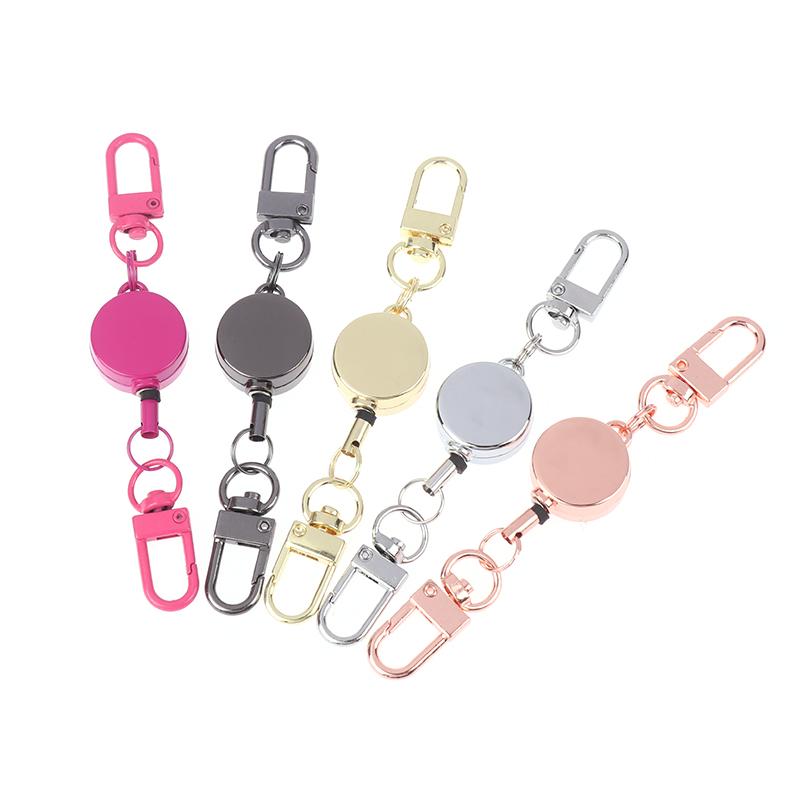 21 мм противоугонная металлическая легкая пряжка, веревка, выдвижной держатель для ключей, эластичный брелок, спортивный выдвижной брелок для ключей, детали для медсестры