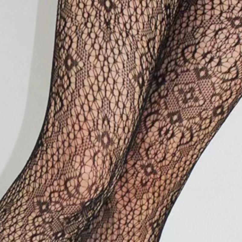 Жаккардовые чулки в сеточку с цветком розы, сексуальные чулки, бесшовные колготки, женские колготки для девочек
