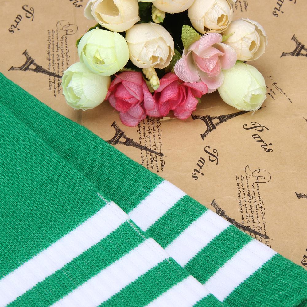 1 пара высоких носков выше колена для девочек футбольные носки черные