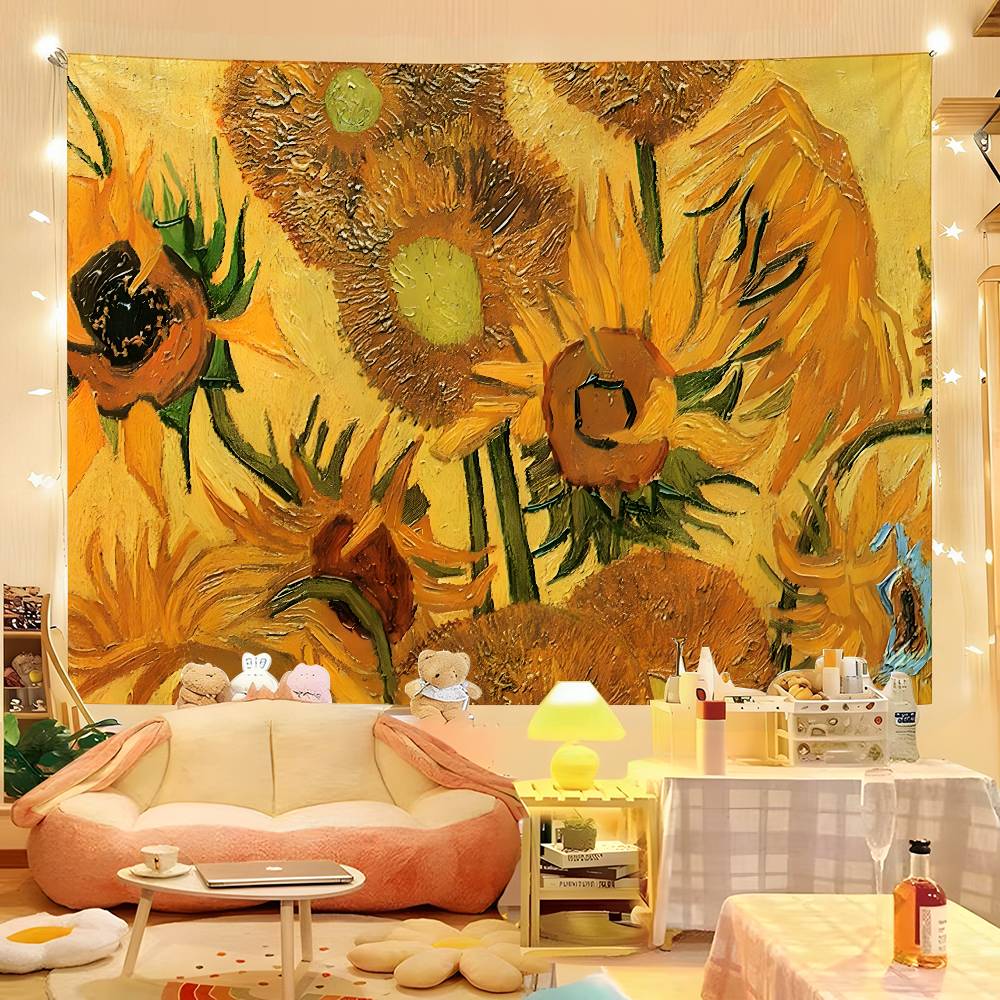 1pc Vincent Van Gogh Great Work Colorful Hippie Psychedelic Bar Living Room Study Bedroom Dorm Decor Aesthetic