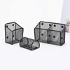 Magnetic Pencil Holder Stationery Storage Mesh Basket Desktop Pen Makeup Brush Container Kitchen Refrigerator Organizer