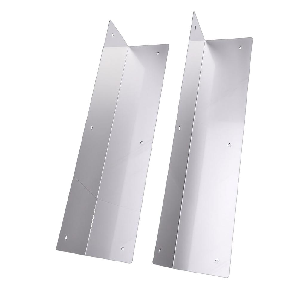 2pcs Stainless Steel Corner Guards Siding Corner Guards Protector 89 Degree Angle Weed Whacking Protection for Outside