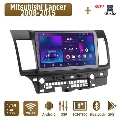 Android Car Radio для Mitsubishi Lancer 2008-2015 Мультимедийный проигрыватель Головное устройство Стерео GPS Навигация BT WIFI 1+16 ГБ