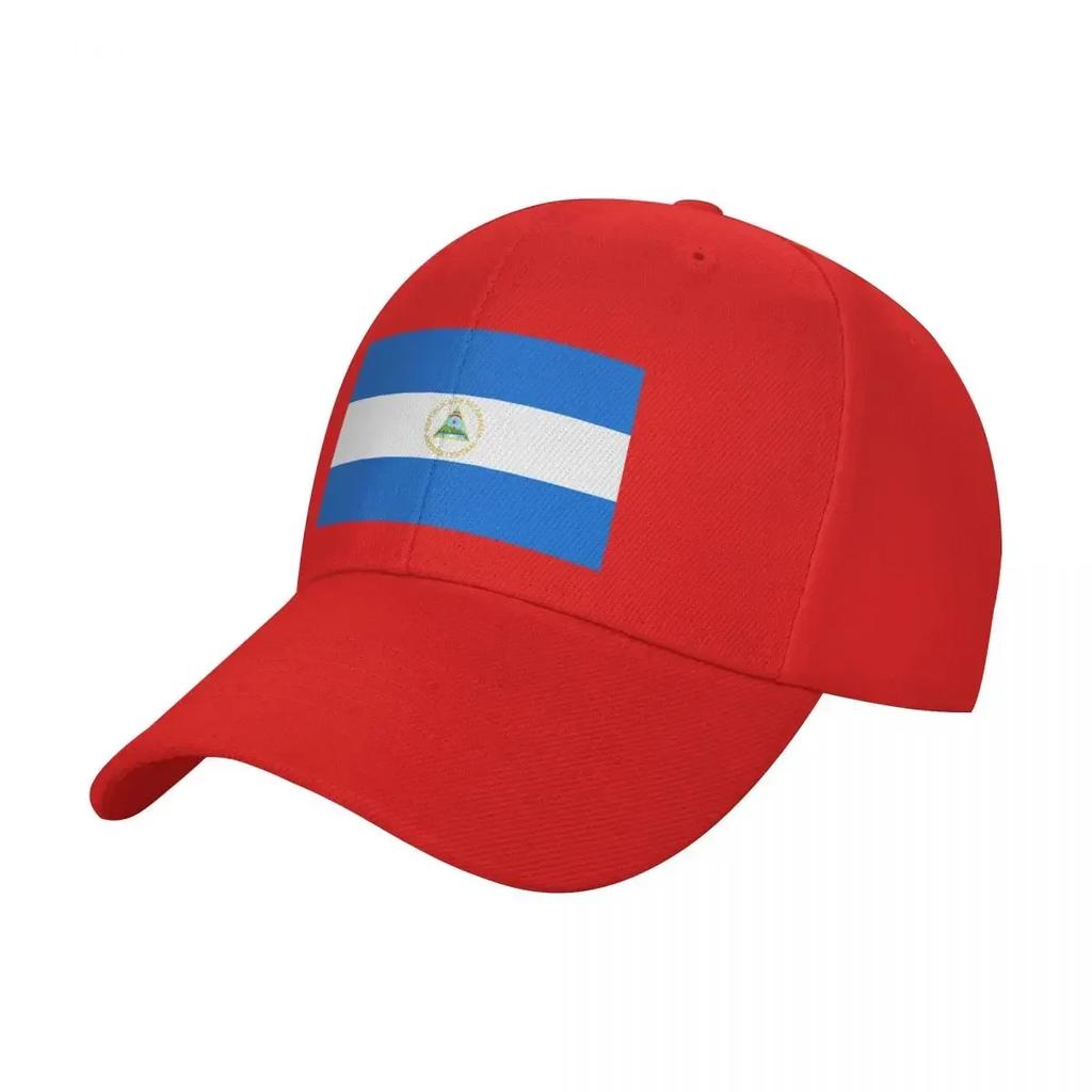 New Flag of Nicaragua Baseball Cap Visor golf hat genuine Unisexs big size derby Womens Hats Unisexs