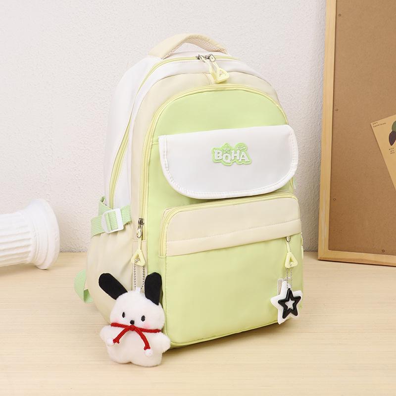 Модный рюкзак с цветными блоками для студентов колледжа. Рюкзак большой вместимости