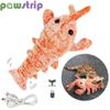 Электрическая имитация лобстера, прыгающая игрушка для кошек, моющиеся забавные плюшевые игрушки для собак, кошек, детей, интерактивные игрушки для кошек с зарядкой через USB
