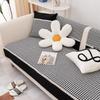 Japanese Cotton And Linen Woven Sofa Cushion Universal Fabric Non-Slip Seat Cushion Summer Simple Seat Cushion Sofa Cover Towel