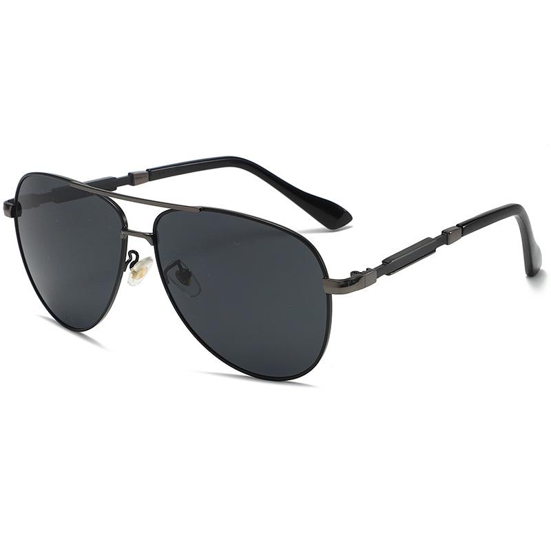 Классические мужские солнцезащитные очки для ПК, японский и корейский тренд, ретро очки-жабы 8858 Солнцезащитные очки