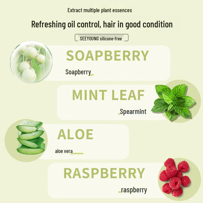 ZHOUYUAN Soapberry Oil Control & Volumizing Shampoo