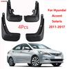 Брызговики для Hyundai i25 Accent Solaris Dodge Attitude, автомобильное крыло, брызговик 2011-2017, 4 шт., 2012, 2013, 2014, 2015