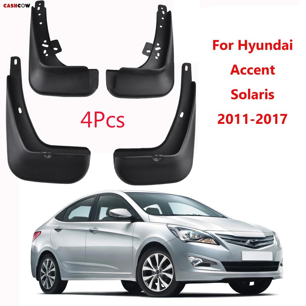 Брызговики для Hyundai i25 Accent Solaris Dodge Attitude, автомобильное крыло, брызговик 2011-2017, 4 шт., 2012, 2013, 2014, 2015