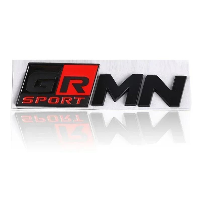 3D металлические буквы GR Sport MN GRMN наклейка на крыло автомобиля, задний багажник, эмблема для RZ RC RS Corolla Camry Prius, аксессуары