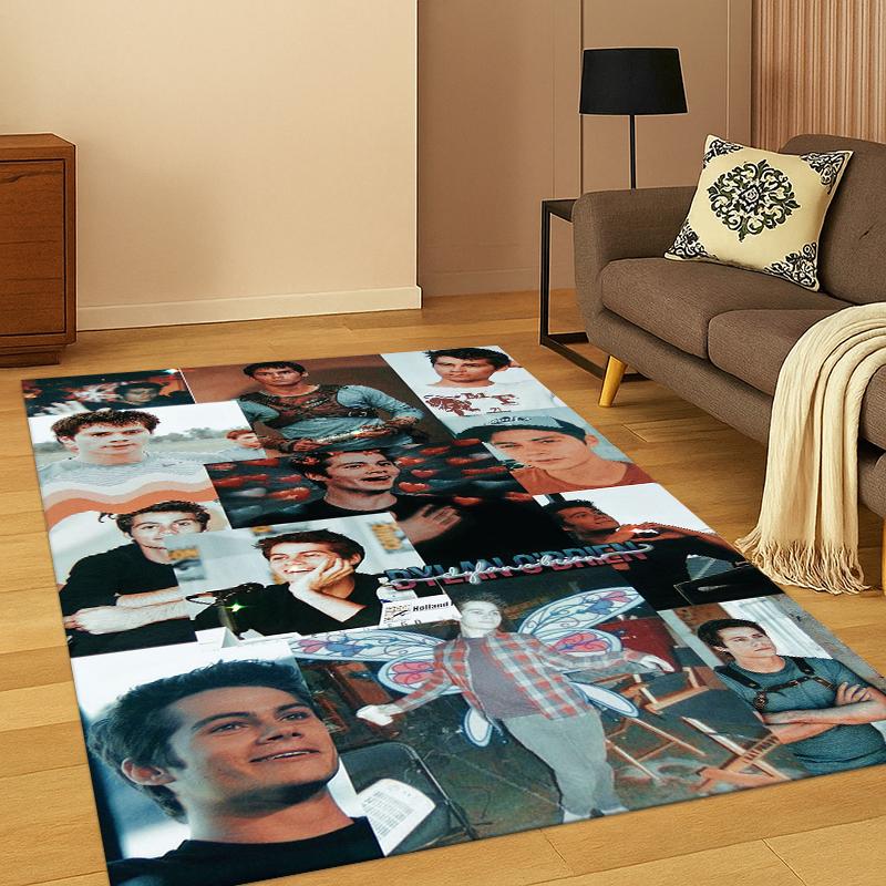 Dylan O’Brien DOB Actor Carpet Rug for Bedroom Living Room Sofa Playroom Doormat Home Decor,Kid Game Area Rug Non-slip gift