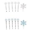 Cute Girls Princess Barrette Comb Snowflake Hairpin Crystal Hair Clip Jewelry
