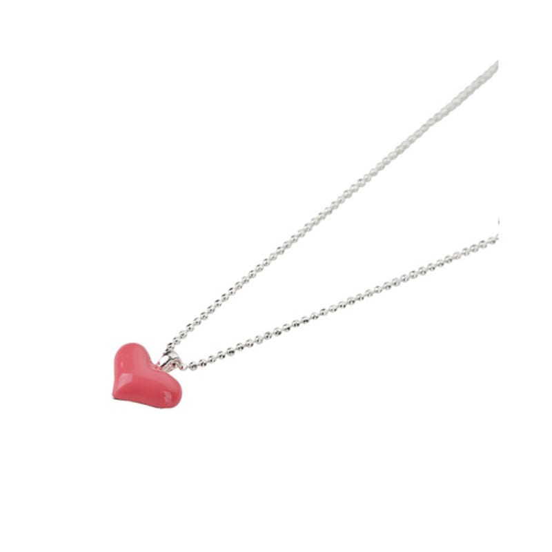 Charmy silver lovely heart-necklace
