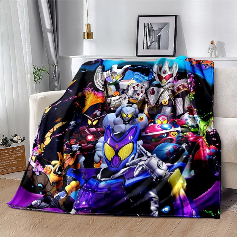 Sugar Man K-Kamen Rider GAVV Blanket Elastic Soft Candy Knight Full Storage Soft Warm Bedding Children's Gift throw blanket