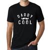 Men’s Vintage Tee Shirt Graphic T Shirt Daddy Cool Deep Black