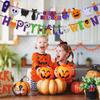 Bat Halloween Birthday Flags Ghost Ghost Decor Flag Creative Witch Pumpkin Pull Flags  Scene Layout