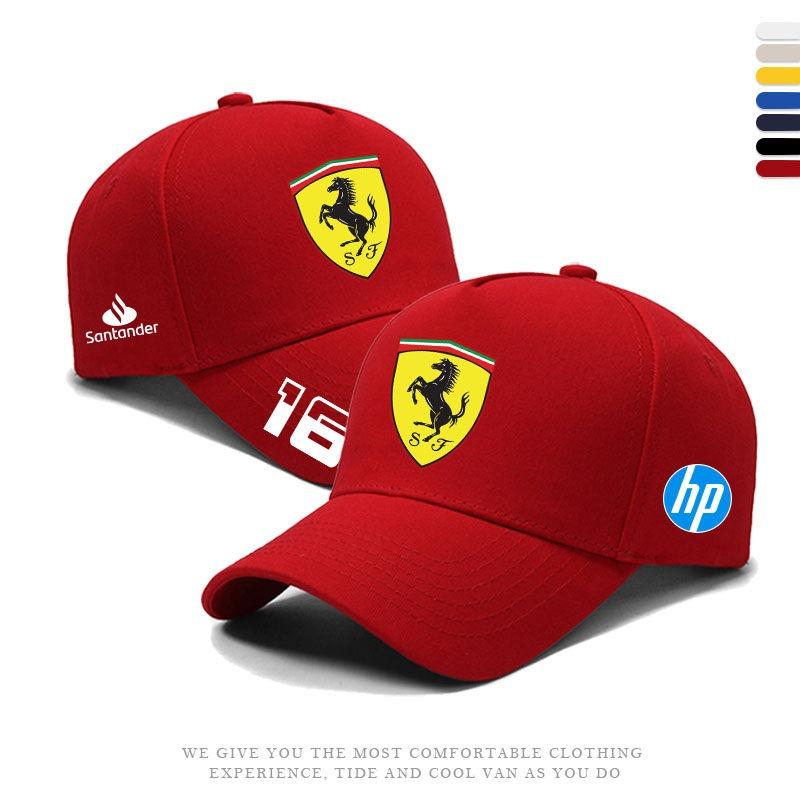 Для Ferrari Печать Логотип Мода Уличная Летняя Спортивная Шляпа Бейсболка Весна Осень Регулируемая Солнцезащитная Шляпа Наклейка Аксессуары