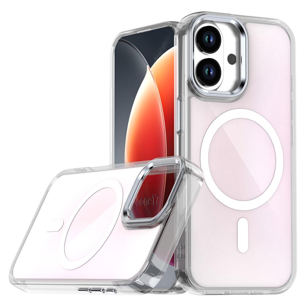 For iPhone 17 Case Compatible with MagSafe Color Changing PC TPU Phone Back Cover