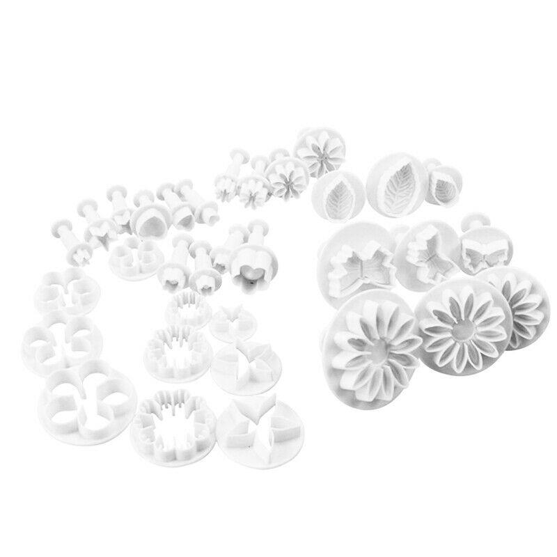 33 шт. плунжерный пластиковый резак для помадки Diy форма для печенья, инструменты для выпечки торта