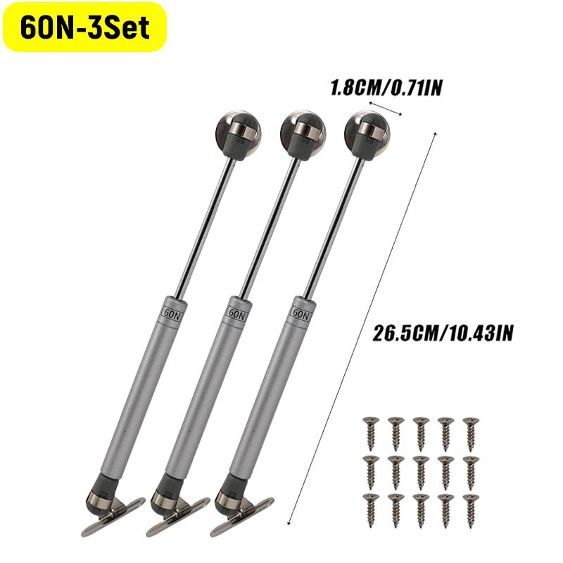 Gas Strut Cabinet Hinge Hydraulic Gas Spring Damper Telescopic Cupboard Door Safety Lift Support Rod Soft Close Hinges Tools