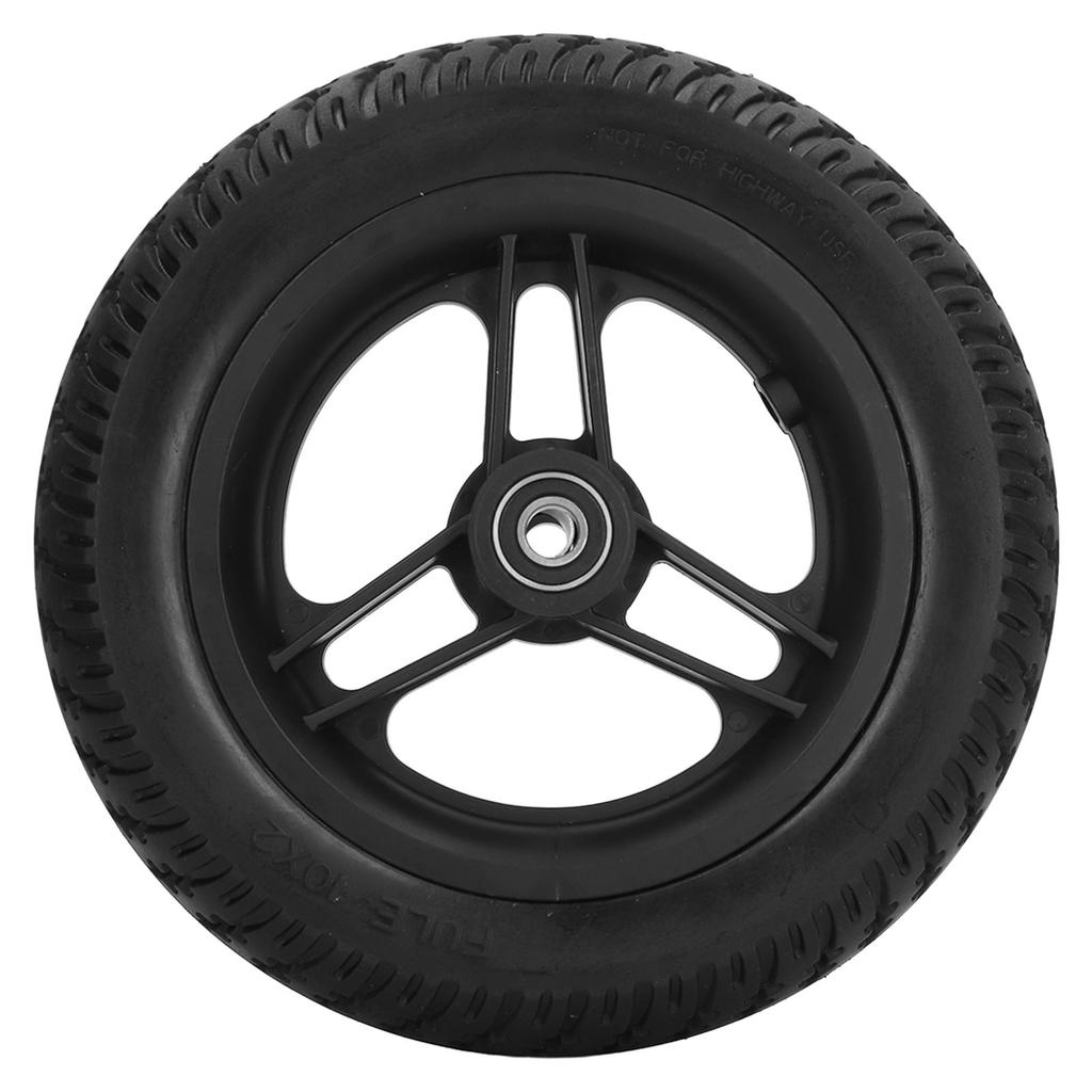 Переднее колесо для инвалидной коляски 10x2 дюйма, полиуретановое твердое колесо для ходунков, сменное колесо