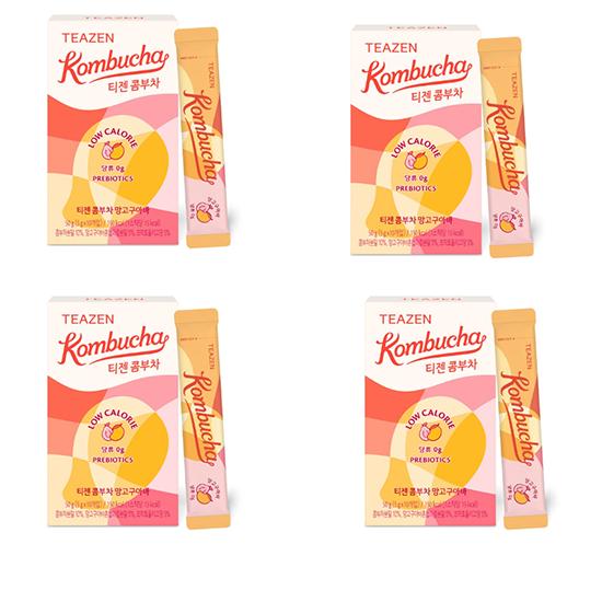 Teazen Чайный гриб, манго, гуава, 5 г х 10 палочек в коробке (10 вариантов)