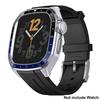 Роскошное Углеродное Волокно для Apple iWatch Серии 11 10 46 мм Модификация Мод Комплект Металлическая Рамка Чехол для iWatch S11 10 46MM Чехол Ремешок