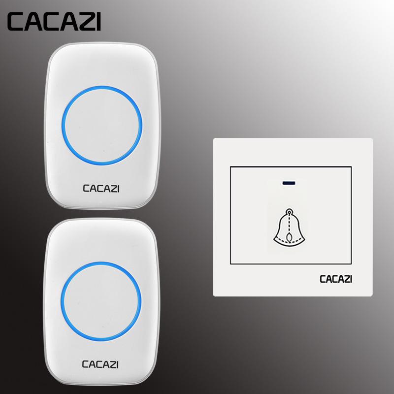 Smart Long-Range Wireless Doorbell with Waterproof Electronic Main Board & Dual Remote Callers
