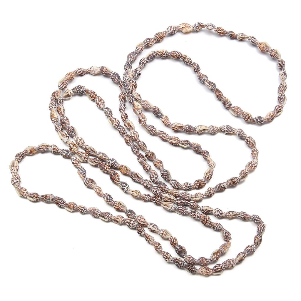 1 нить Бусины-ракушки в форме раковины 6–9 мм Свободные бусины-разделители в морском стиле для изготовления ювелирных изделий своими руками Идеальные браслеты, ожерелья и подвески 150 см