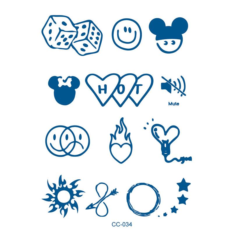 Травяные растения, палец, улитка, маленькая картинка, сок, татуировка, наклейки, последние 15 дней, полупостоянный ветер