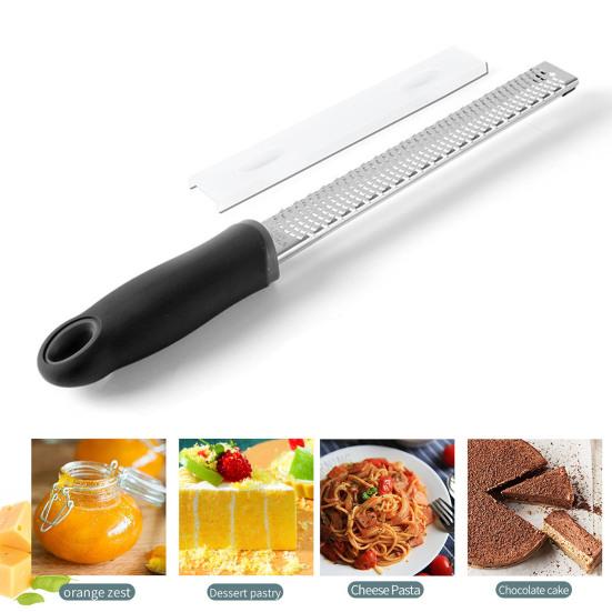 Терка для фруктов, лимонная цедра с нескользящей ручкой, дизайн с острым лезвием, терка для приготовления пищи, терка для сыра, кухонные аксессуары для нарезки