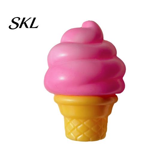 Lemon Stress Relief Toy Transparent Squeeze Toy, Jellyfish Ice Cream Reduction Soft Clear Cube Sensory for Kids Adults
