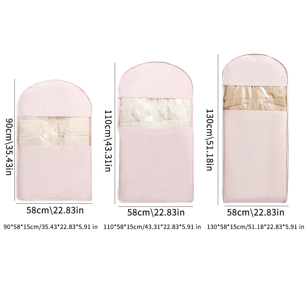 Компактный подвесной чехол для одежды с самокомпрессионной молнией для шкафа, органайзеры для экономии места F0I1