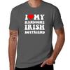 I Heart My Handsome Irish Boyfriend T-Shirt Sun Block Outdoor T-Shirt