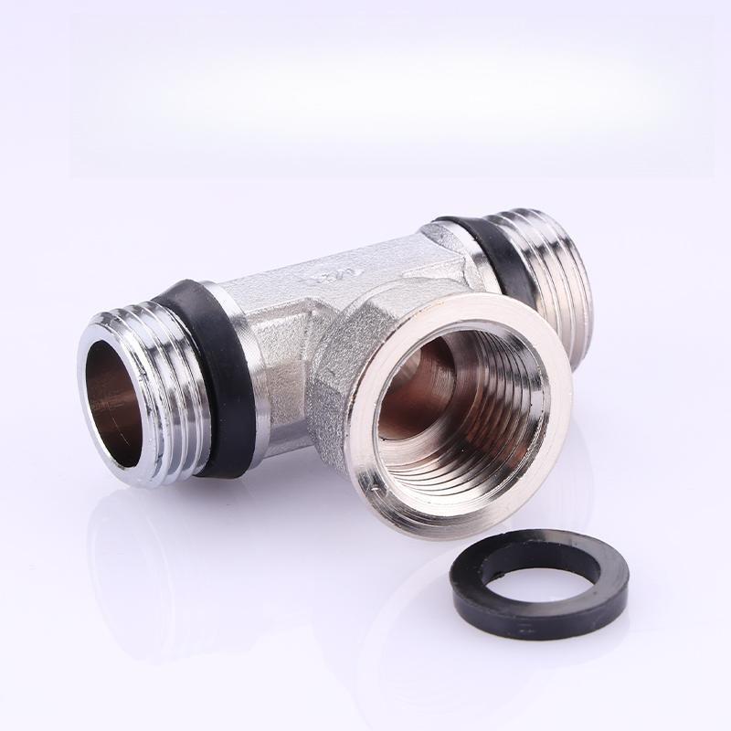 Латунный фитинг BSP 1/2"3/4"1" Резьба внутренняя/наружная Равнозначно Тройник 3-ходовой Прямой угольник Тип адаптера Бесплатная сырьевая лента