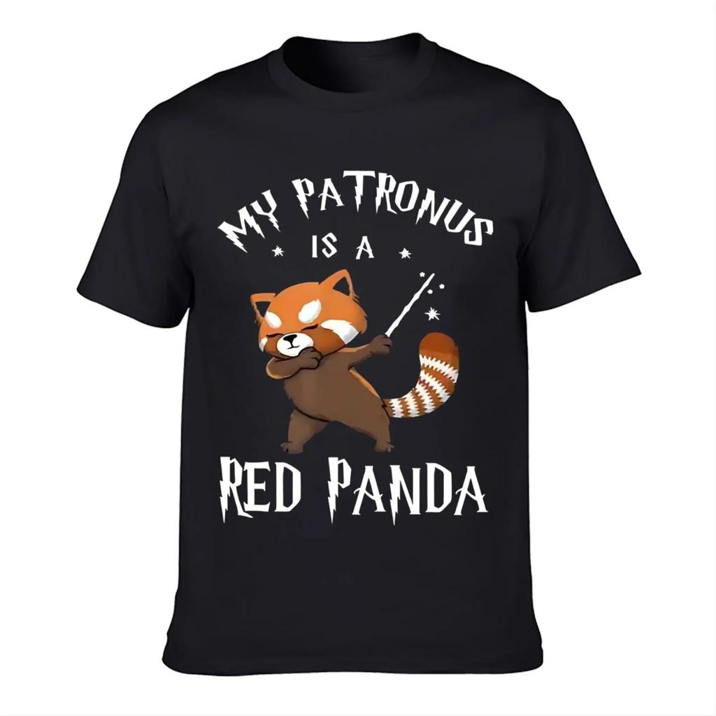My Patronus Is A Red Panda Shirt Women for Panda Lover Women T Shirt TShirt Regular Fit Short Sleeve Tops Shirts for Women