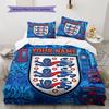 Custom Name,England National Football Team Pattern Bedding Home Decoration Birthday Gift ( 1 duvet cover + 2 pillowcase, without core),fan merchandise