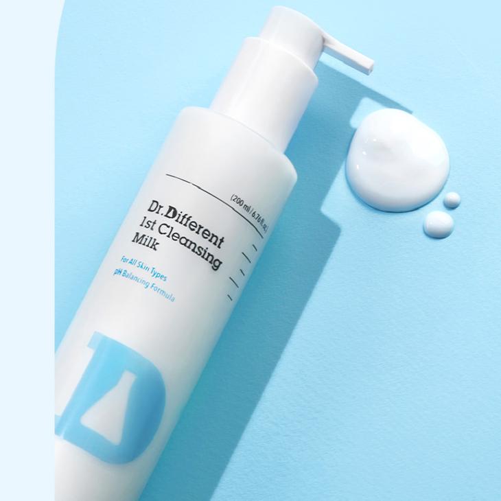 DR.DIFFERENT 1-е очищающее молочко 200мл