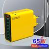 65W 8 Ports USB Charger Quick Charge 3.0 Portable Wall Mobile Fast Charger Phone Adapter for iPhone Xiaomi Samsung EU US KR Plug