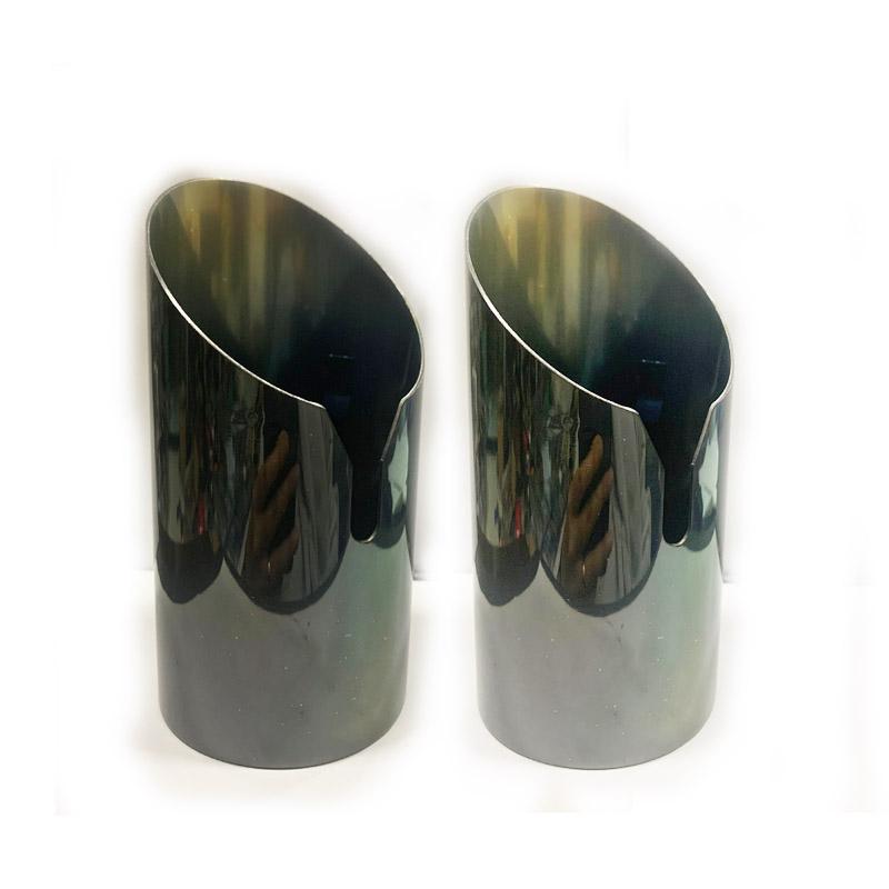 2Pcs Carbon Car Exhaust Rear Muffler Tail Tip End Pipe Cover For BMW Series 3 E30 E36 E46 E90 E91 E92 E93 F30 F31 F34 G20 F35 M3