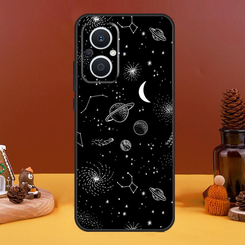 Эстетичный чехол Планета для OPPO Reno 10 Pro 11 F 4 6 7 8 5 Lite 4Z 5Z 8T OPPO Find X6 Pro X5 X2 X3 Lite