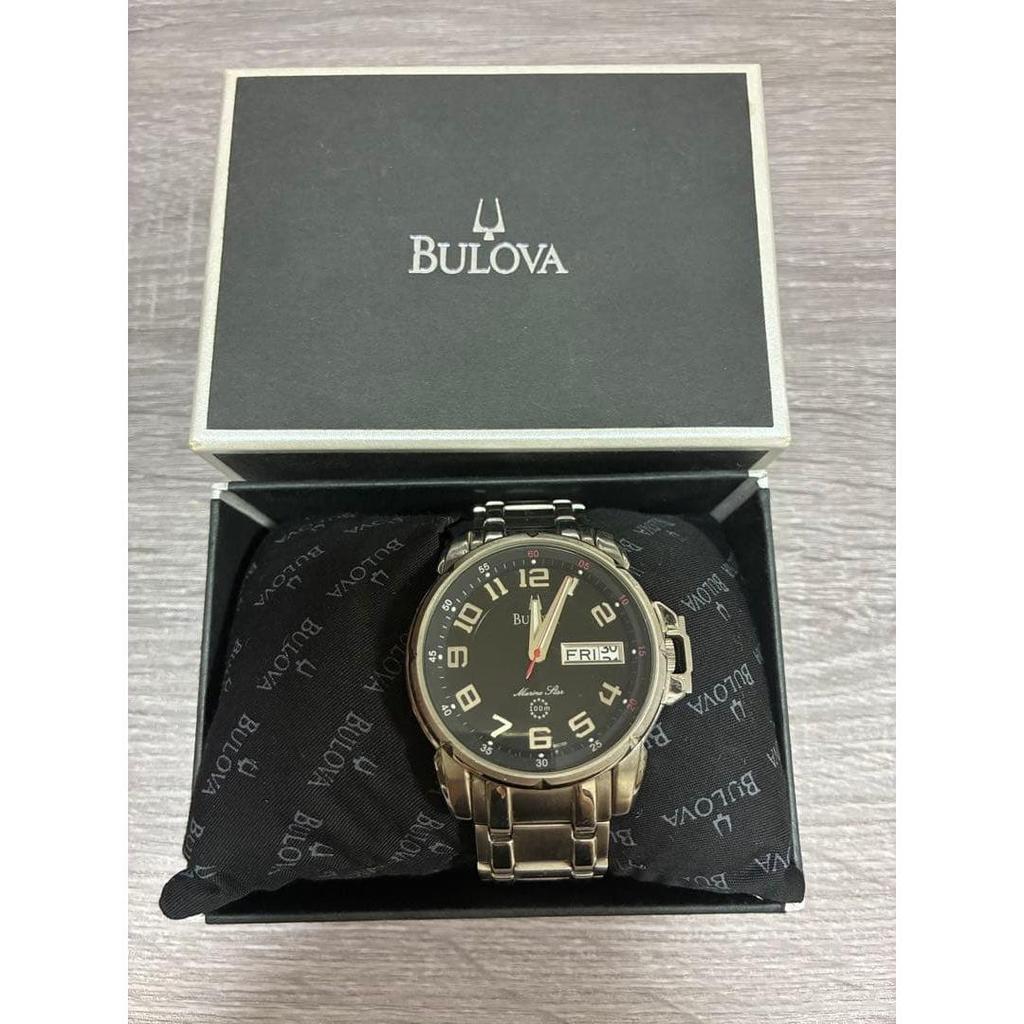 Б/у Мужские часы Bulova Marine Star Черные