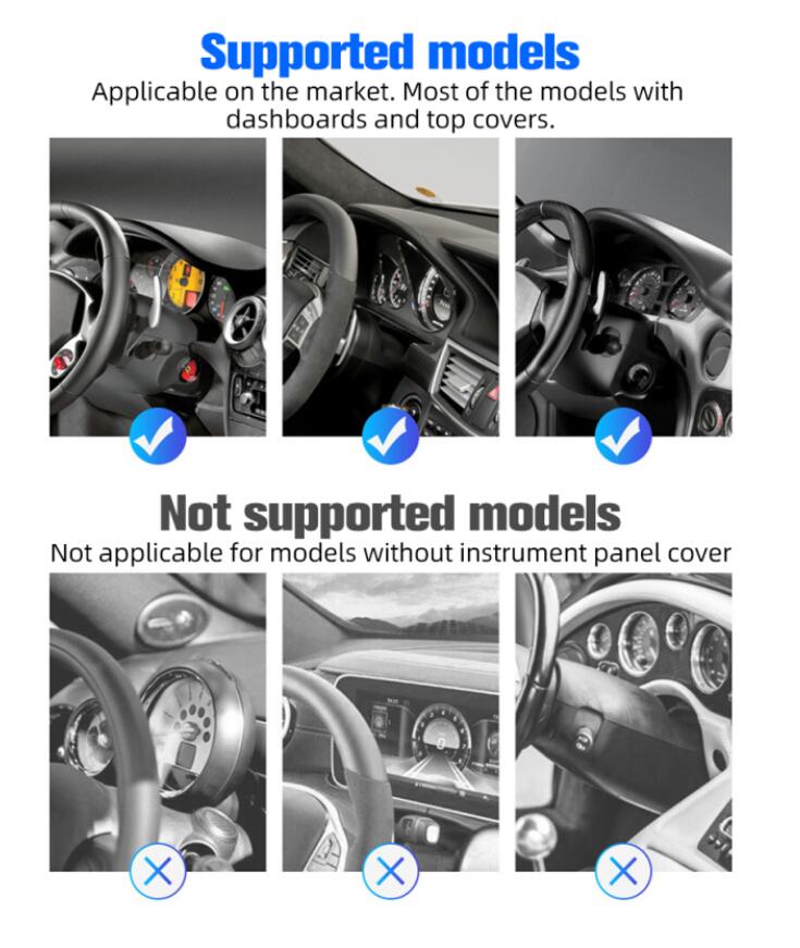 Автомобильный держатель для телефона на приборную панель, вращающийся на 360 градусов, регулируемое крепление для мобильного телефона в автомобиль, навигационная подставка, GPS, мобильный зажим, кронштейн ADM